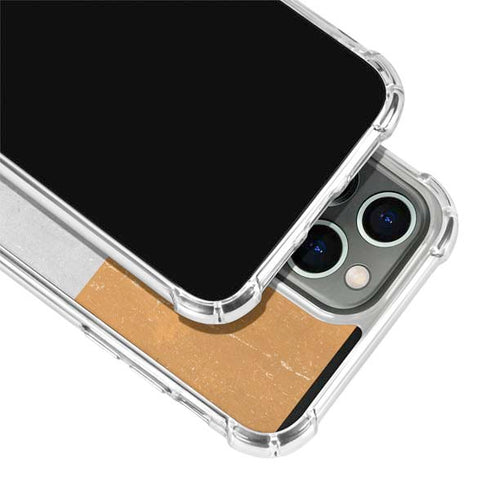 Ivory Coast Flag Distressed iPhone 13 Pro Clear Case